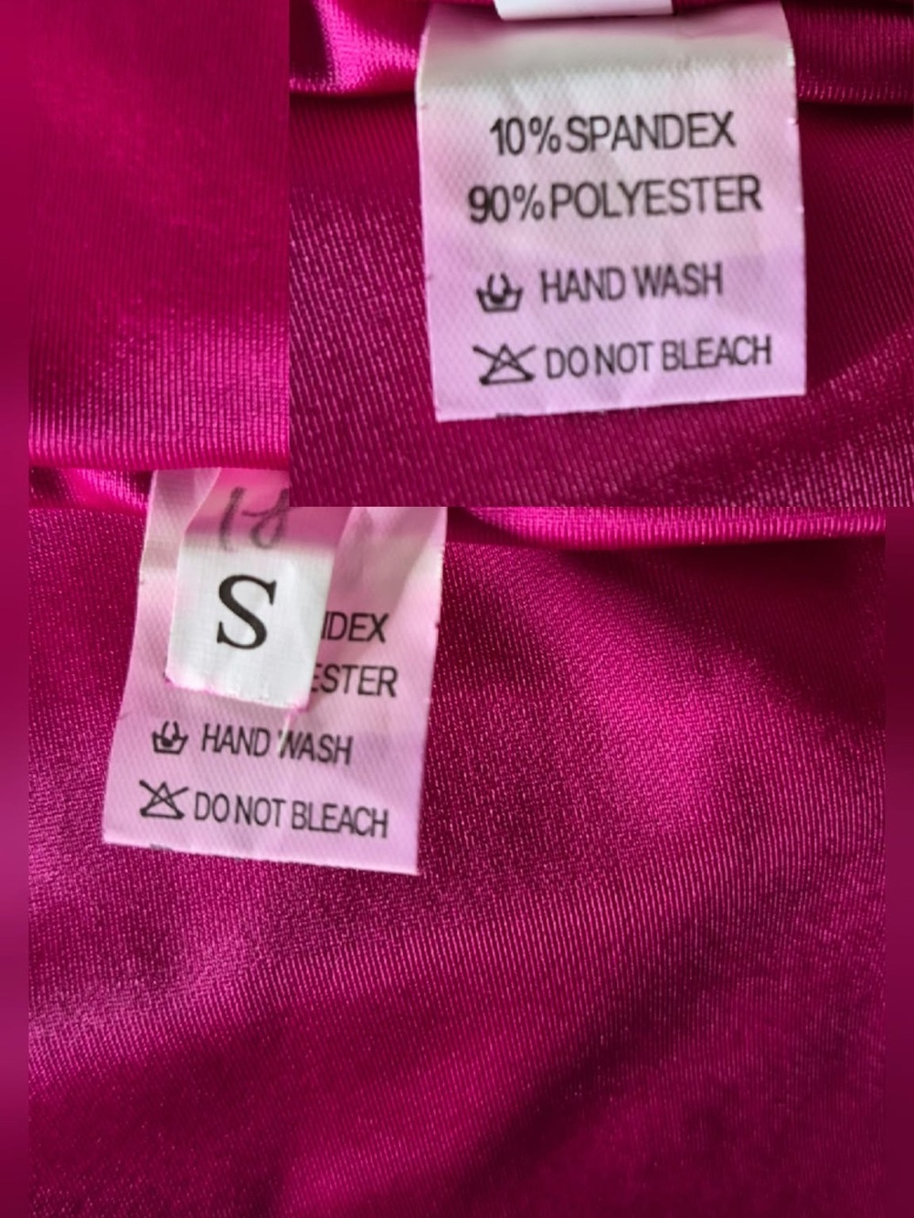 One-Shoulder Hot Pink Ruched Mini Dress - Picture 2 of 2